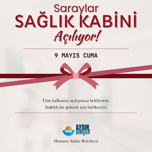 Marmara Adalar Belediyesi, Saraylar Mahallesi’nde Sağlık Kabini Açıyor