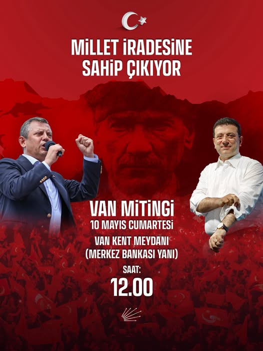 Ekrem İmamoğlu Van’da Seçmenlerle Buluşacak