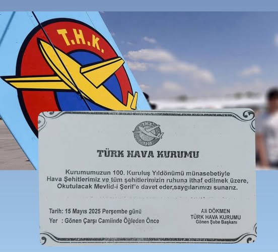 Türk Hava Kurumu, Gönen’de Şehitlerin Ruhuna Mevlid-i Şerif Okutacak