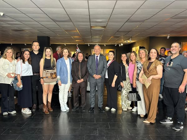 Bandırma’da Halim Çeliker’in “Algılar ve Yansımalar” Resim Sergisi Açıldı