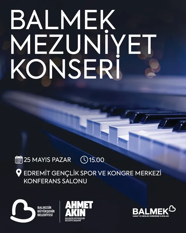 Balıkesir’de Müzik Kursiyerleri Sahne Alacak