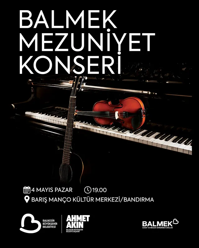 BALMEK Kursiyerleri Bandırma’da Müzik Ziyafeti Verecek