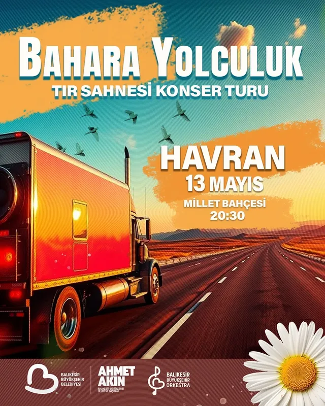 Balıkesir Büyükşehir Belediyesi’nden Bahara Yolculuk Konseri: Havran’da Sanatseverlerle Buluşma