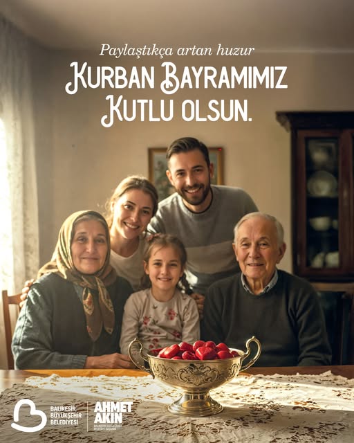 Balıkesir Büyükşehir Başkanı Ahmet Akın’dan Bayram Mesajı