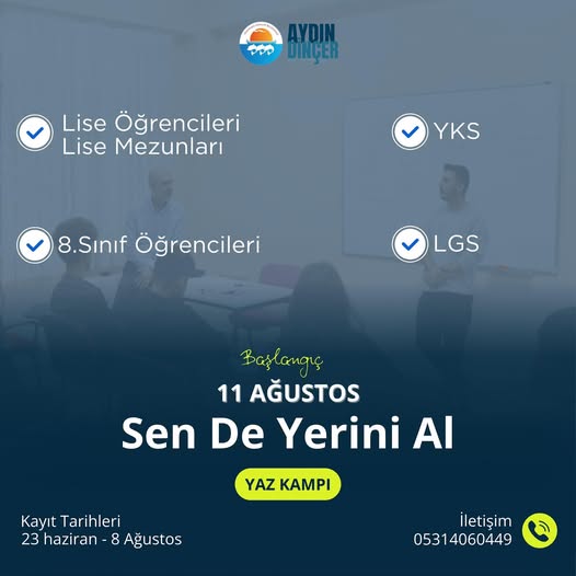 Marmara Adalar Belediyesi Ücretsiz Yaz Kampı Başladı: YKS ve LGS Hazırlık Fırsatı