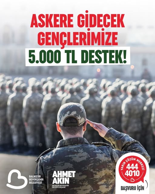 Balıkesir Büyükşehir’den Asker Ailelerine Destek