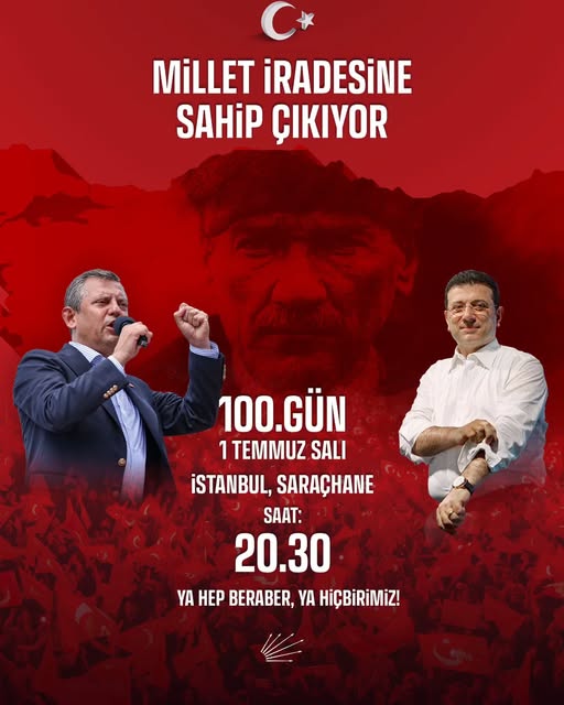 CHP Balıkesir’de 100. Yıl Kutlaması Saraçhane’de Yapılacak