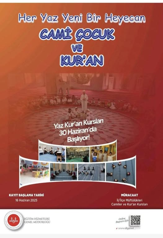 Bandırma’da 2025 Yaz Kur’an Kursları Yarın Başlıyor