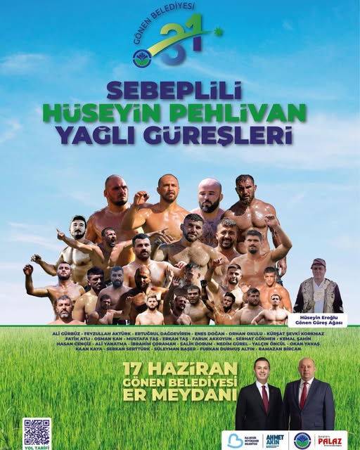 Gönen’de Sebeplili Hüseyin Pehlivan Yağlı Güreşleri 17 Haziran’da Düzenleniyor