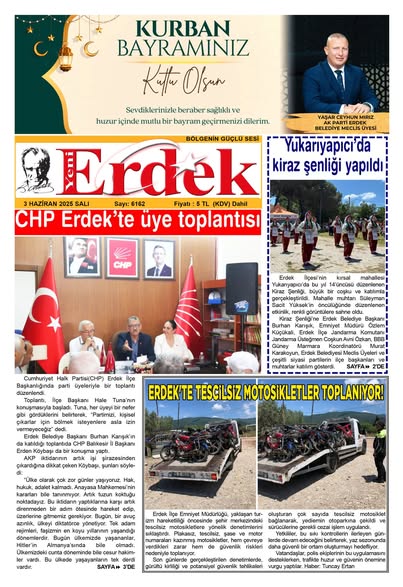 Erdek’te Yerel Haberler: 3 Haziran 2025 Gündemi
