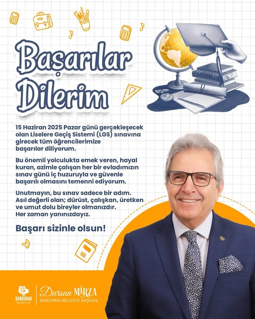 Bandırma Belediyesi LGS Sınavında Öğrencilere Destek Verdi
