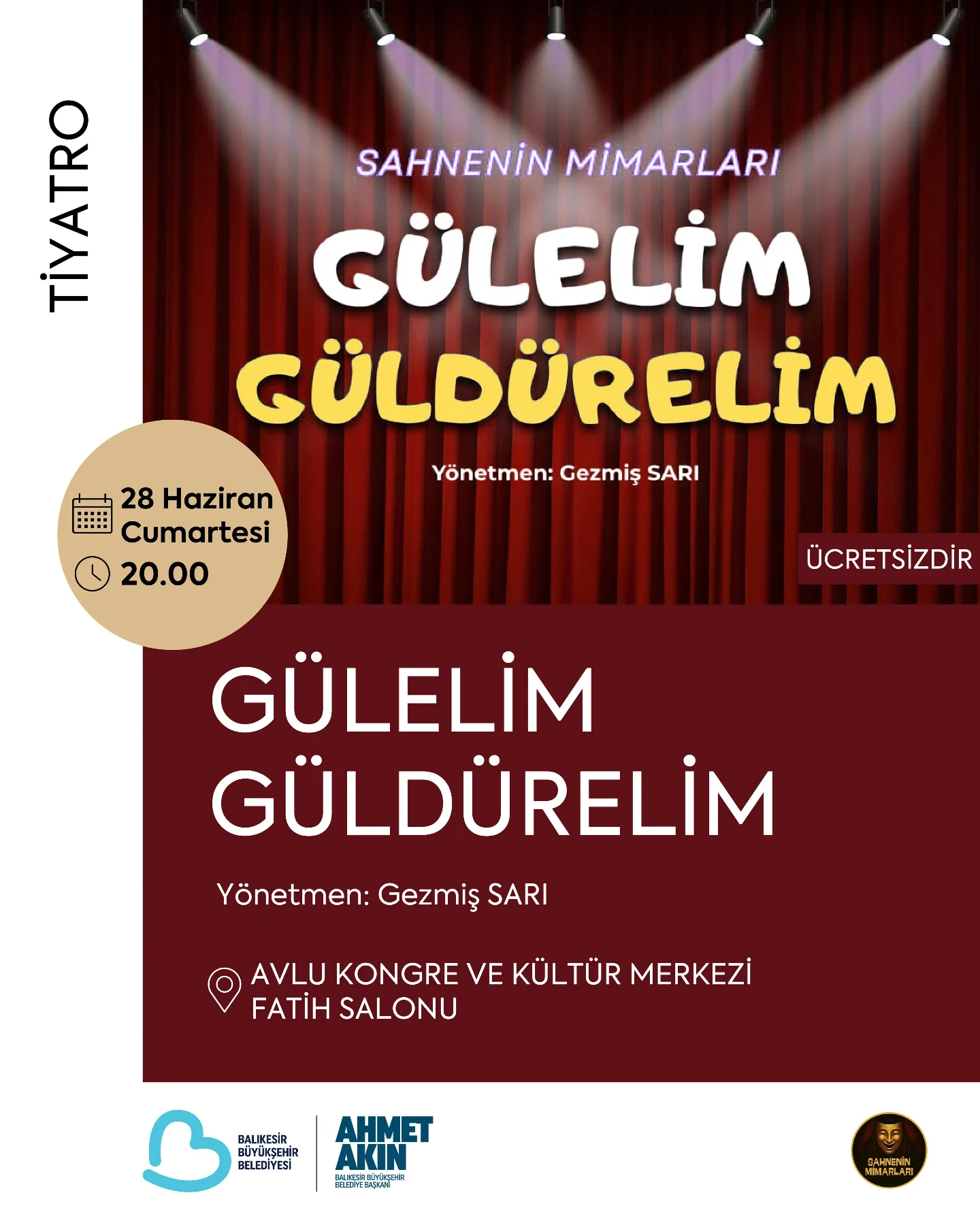 Balıkesir’de “Gülelim Güldürelim” Oyunuyla Keyifli Bir Akşam