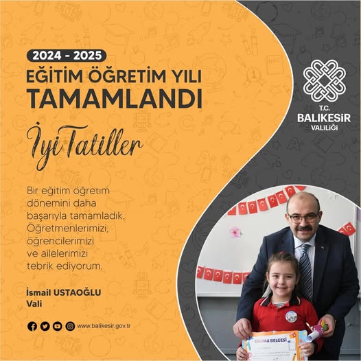 Balıkesir’de Öğrenciler Karne Heyecanı Yaşadı
