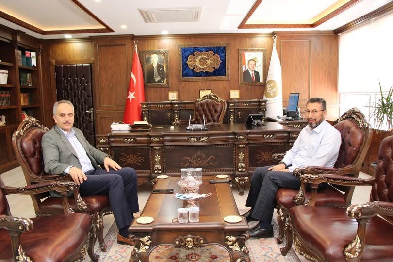 Bandırma Müftüsü Dr. Abdulhamid Pehlivan, Amasya Müftüsü Hamza Bayram’ı Ziyaret Etti
