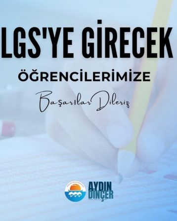 Marmara Adalar Belediyesi’nden LGS Sınavına Girecek Öğrencilere Destek Mesajı