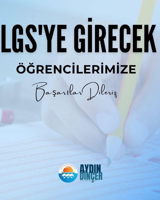 Marmara Adalar Belediyesi’nden LGS Sınavına Girecek Öğrencilere Destek Mesajı