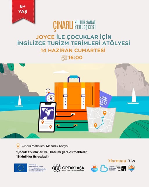 Marmara Adalar’da Çocuklar İçin İngilizce Turizm Terimleri Atölyesi Düzenleniyor
