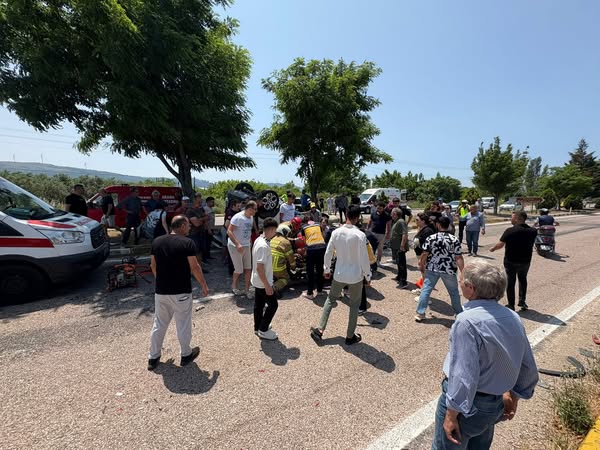 Erdek’te Zincirleme Trafik Kazası: 1 Yaralı