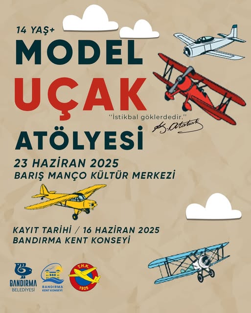 Bandırma Belediyesi Model Uçak Atölyesi ile Gökyüzüne Açılıyor