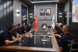 Balıkesir Valisi Ustaoğlu’na Manyas AFAD Gönüllülerinden Ziyaret