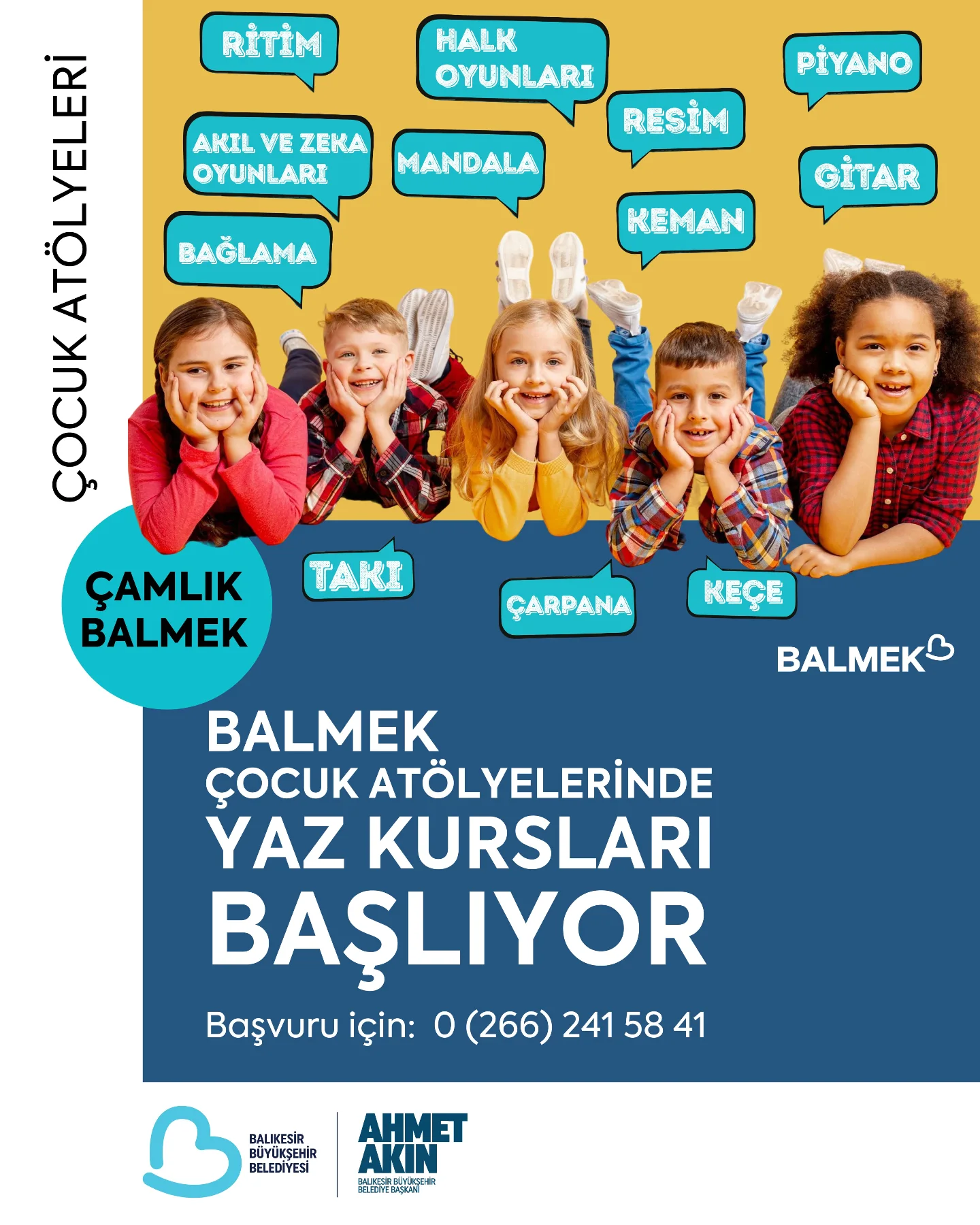 Balıkesir’de Çocuklar Yaz Tatilini Öğrenerek Güzelleştiriyor
