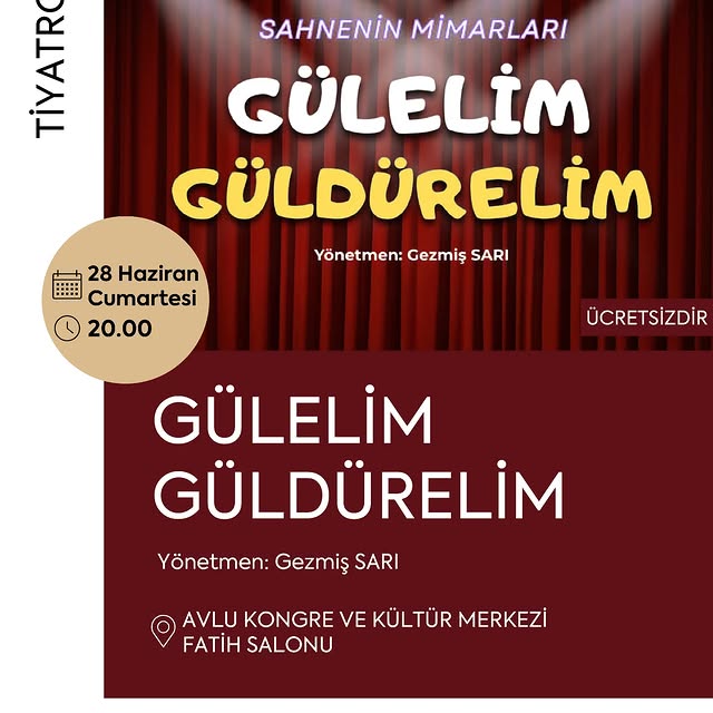 Balıkesir’de “Gülelim Güldürelim” Tiyatro Oyunu Sahnelenecek