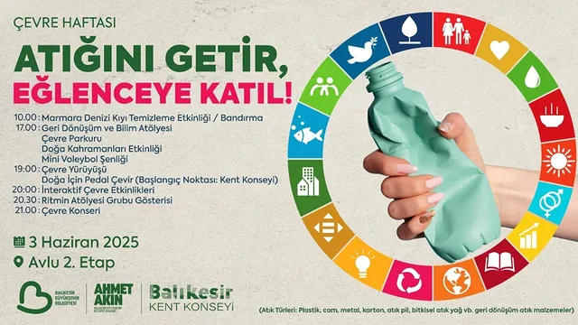 Balıkesir’de Çevre Haftası Etkinlikleri Başladı: Konser ve Kıyı Temizliğiyle Çevre Bilinci Artırılıyor