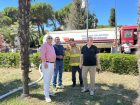 Bandırma Belediyesi İtfaiyesi TAGEM Koyunculuk Araştırma Enstitüsü Yangınında Devrede