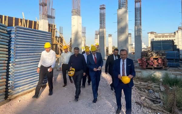 Bandırma Onyedi Eylül Üniversitesi Camii İnşaatı Denetlendi
