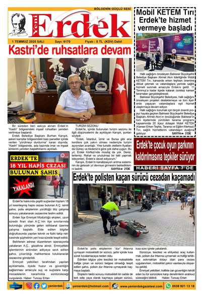 Erdek’te Yerel Haberler: 1 Temmuz 2025 Gelişmeleri
