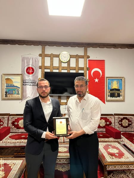 Bandırma Müftüsü Hüdayar Günay, Beylikova İlçe Müftüsü Olarak Atandı