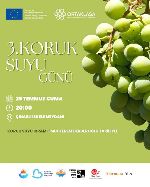 Marmara Adalar’da Koruk Suyu Şöleni: Çınarlı İskele Meydanı’nda Ücretsiz İkram