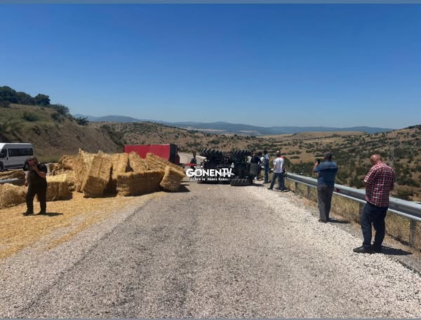 Gönen’de Traktör Kazası: 1 Yaralı, Yol Gönen İstikametine Kapalı