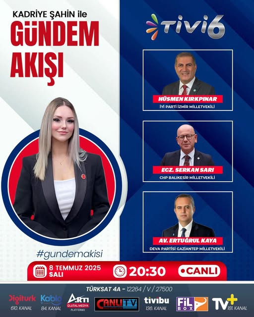 Gündem Akışı Programında Siyasi Gündem Değerlendirildi