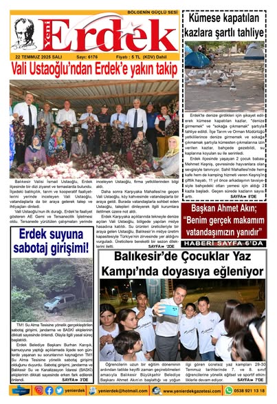 Erdek’te Yerel Haber Akışı: 22 Temmuz 2025 Gelişmeleri