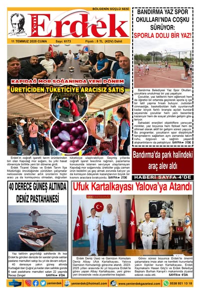 Erdek’te Yerel Haberler: 11 Temmuz 2025 Gelişmeleri