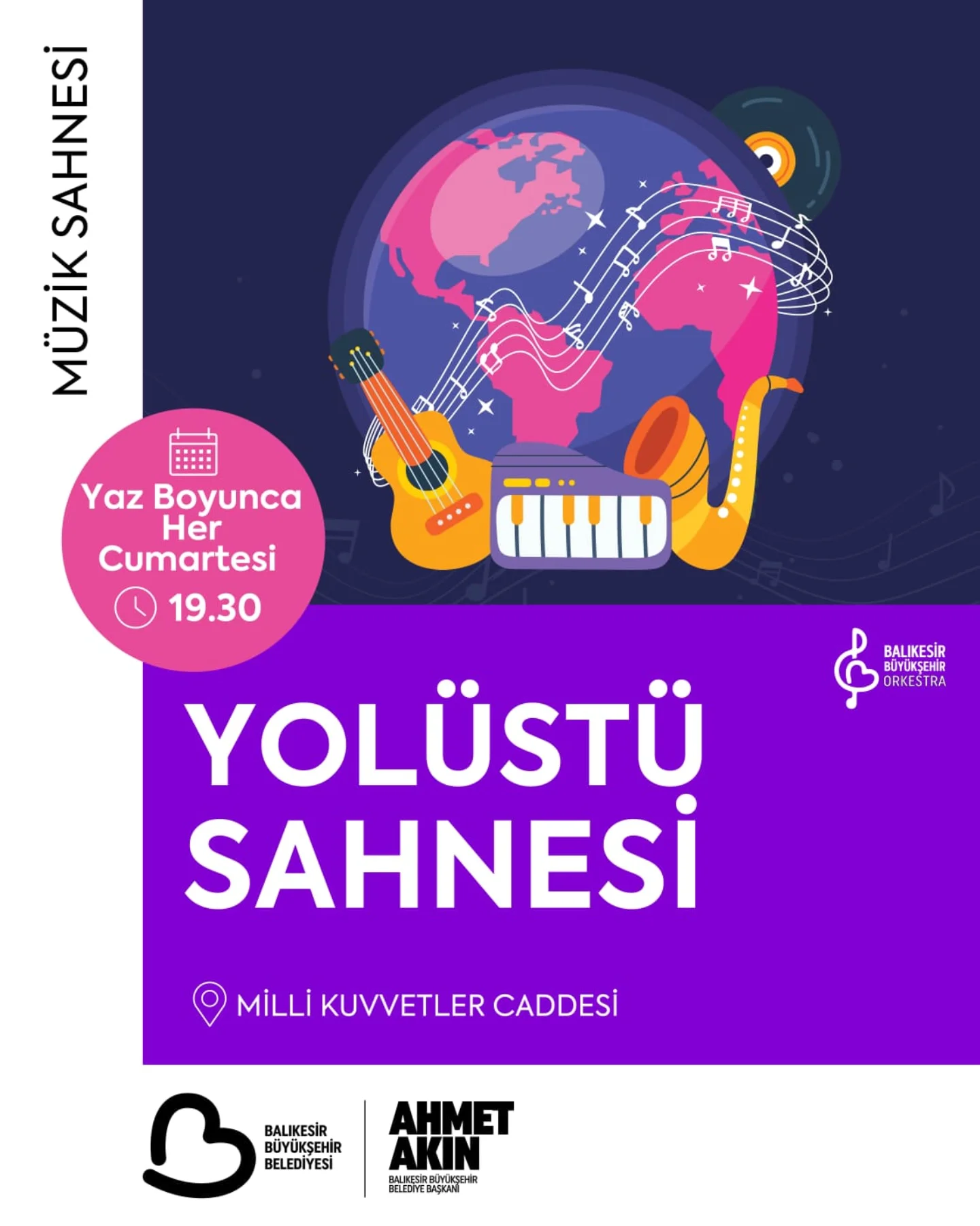 Balıkesir’de Yaz Akşamları Müzikle Şenleniyor: Yolüstü Sahnesi Bu Cumartesi Başlıyor