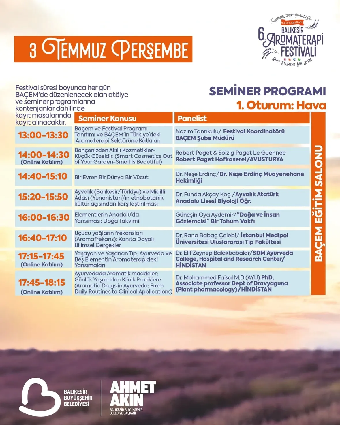 Balıkesir’de Şifa Dolu Aromaterapi Festivali Başladı
