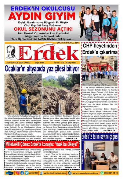 Erdek’te Yeni Proje: Turizm Alanı Geliştiriliyor