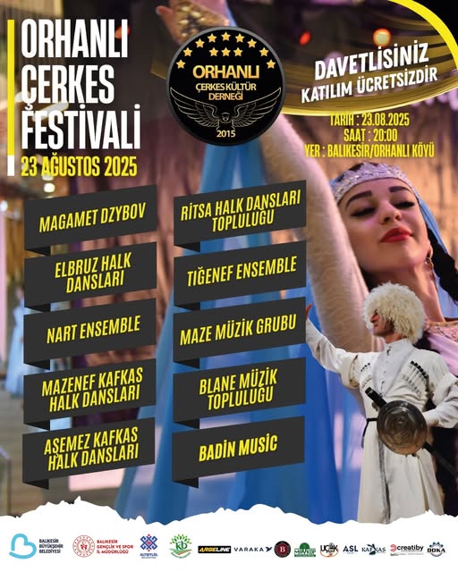 Balıkesir Orhanlı’da Çerkes Festivali: Kardeşlik ve Kültür Şöleni