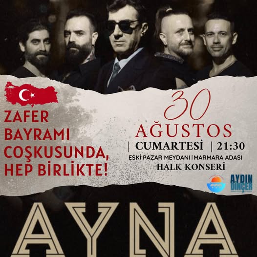 30 Ağustos Zafer Bayramı’nda Marmara Adası’nda Ayna Coşkusu
