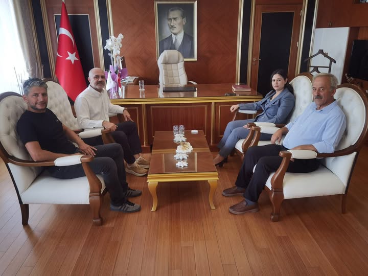 Marmara Adalar Belediye Başkanı, Yeni Kaymakamı Ziyaret Etti