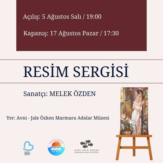 Marmara Adalar Müzesi’nde Melek Özden’in Resim Sergisi Açılıyor