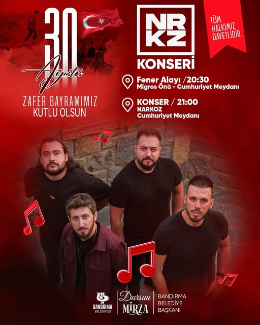 Bandırma’da 30 Ağustos Zafer Bayramı Coşkuyla Kutlanacak