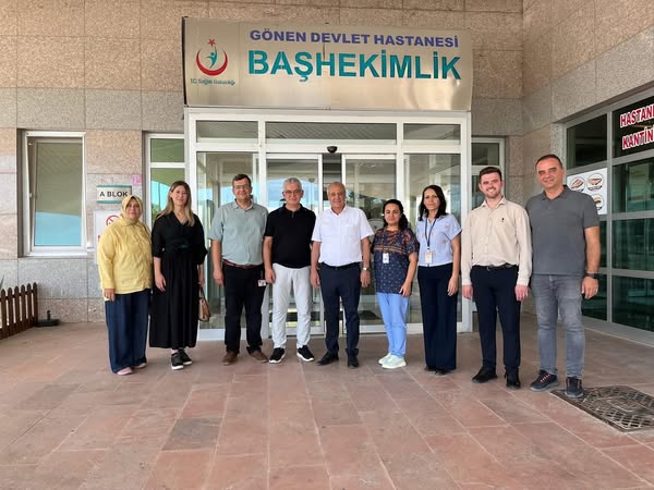 AK Parti Heyeti, Gönen Devlet Hastanesini Ziyaret Etti