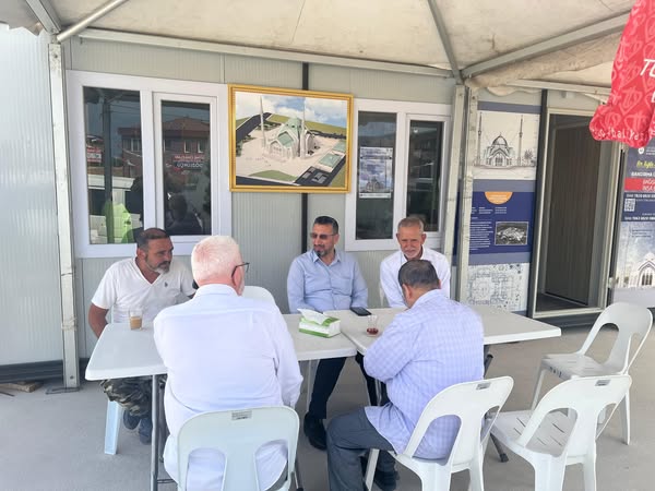 Bandırma’da İnşaatı Devam Eden Caminin Ziyareti