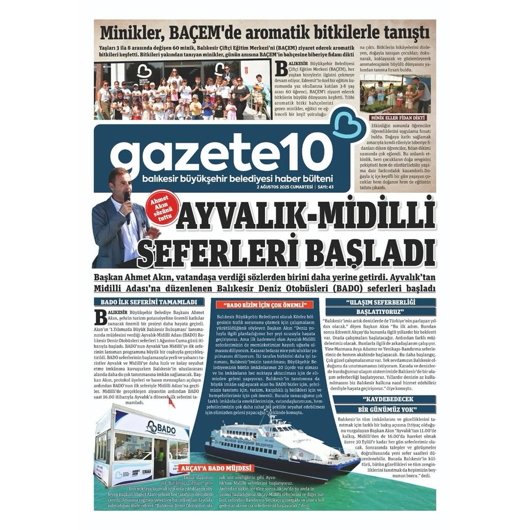 Balıkesir’de Seferlerden Eğitimlere: Büyükşehir Belediyesi’nin Hızla Artan Faaliyetleri