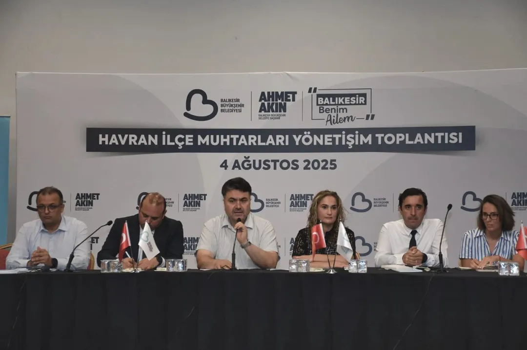 Balıkesir Büyükşehir Belediyesi, Havran Muhtarlarıyla İstişare Toplantısı Gerçekleştirdi