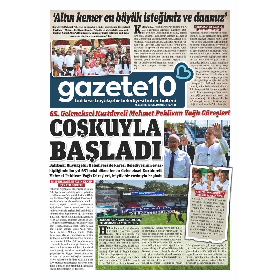 Balıkesir’de Güreş Coşkusu, Başkan Akın’dan Özel Jestler ve Yeni Ulaşım Çözümleri