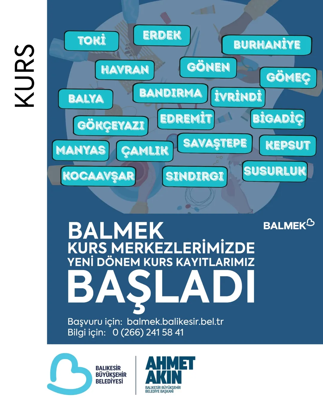 BALMEK’te Yeni Dönem Kurs Kayıtları Başladı: Hemşehrilerimiz İçin Geniş Eğitim İmkanı